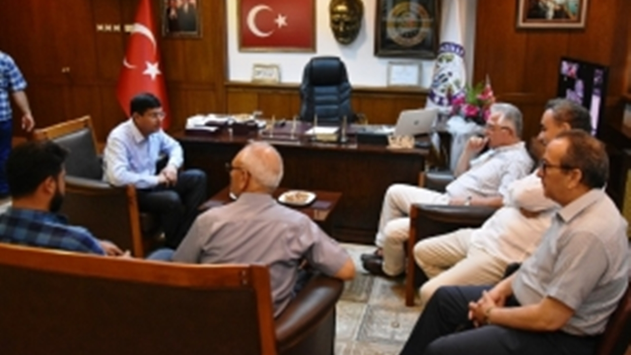 Aydın'da İYİ Partili Mehmet Arslan’dan Başkan Kürşat Engin Özcan’a ziyaret