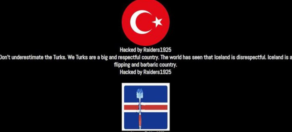 İzlanda Futbol Federasyonu'nun sitesi hacklendi!
