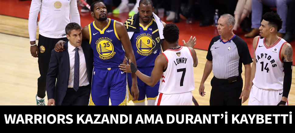 Warriors pes etmedi, Durant yine sakatlandı!