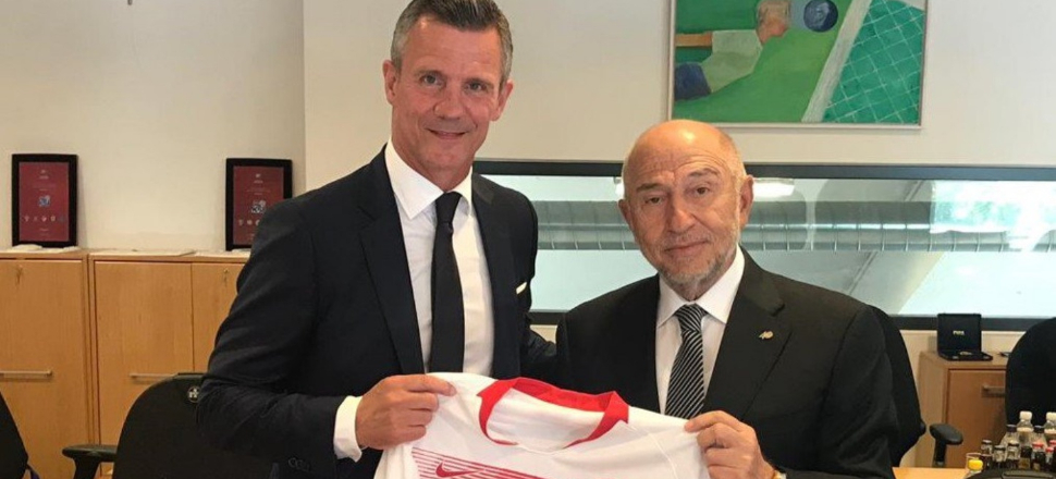 TFF Başkanı Özdemir, Gudni Bergsson ile görüştü!