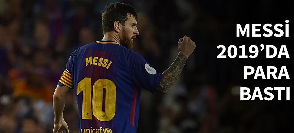 Yılın en çok kazanan sporcusu Messi...