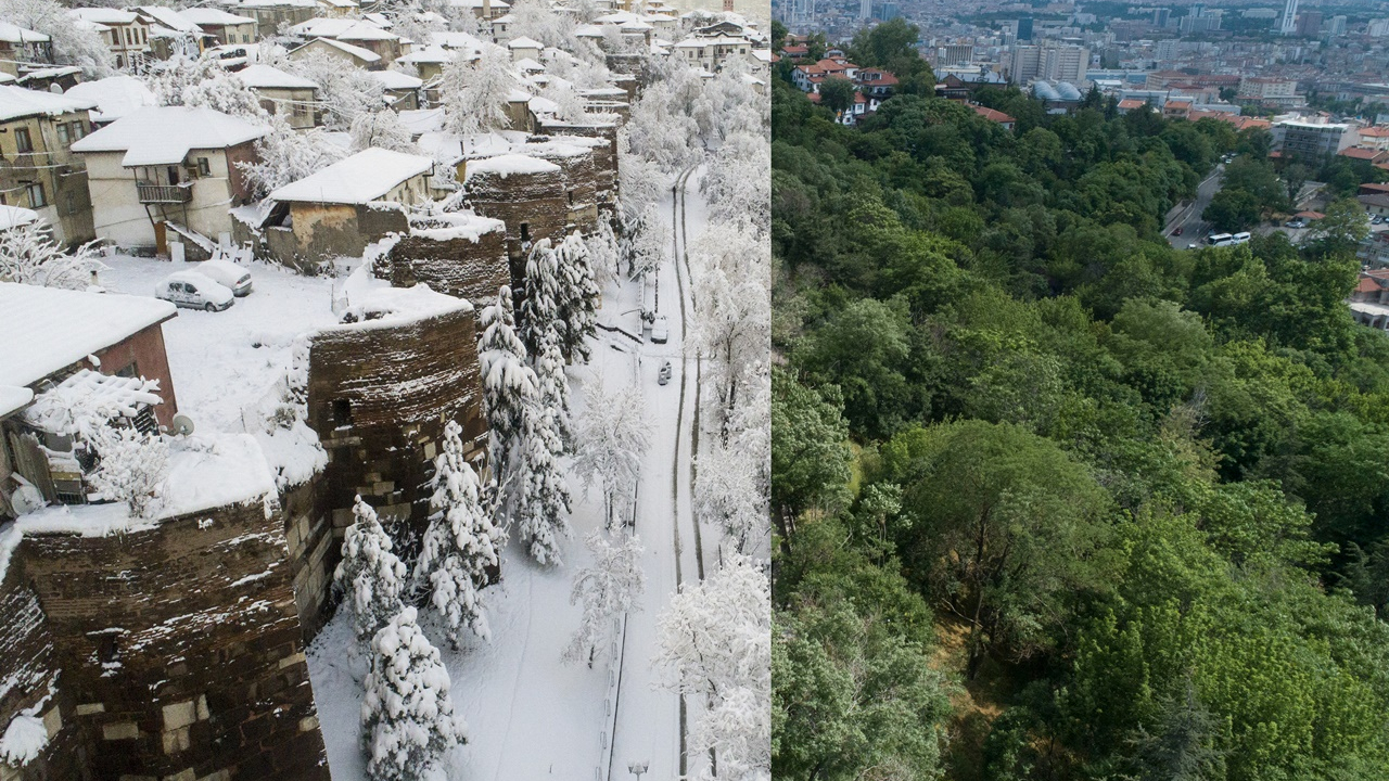 Yarısı kış, yarısı yaz...