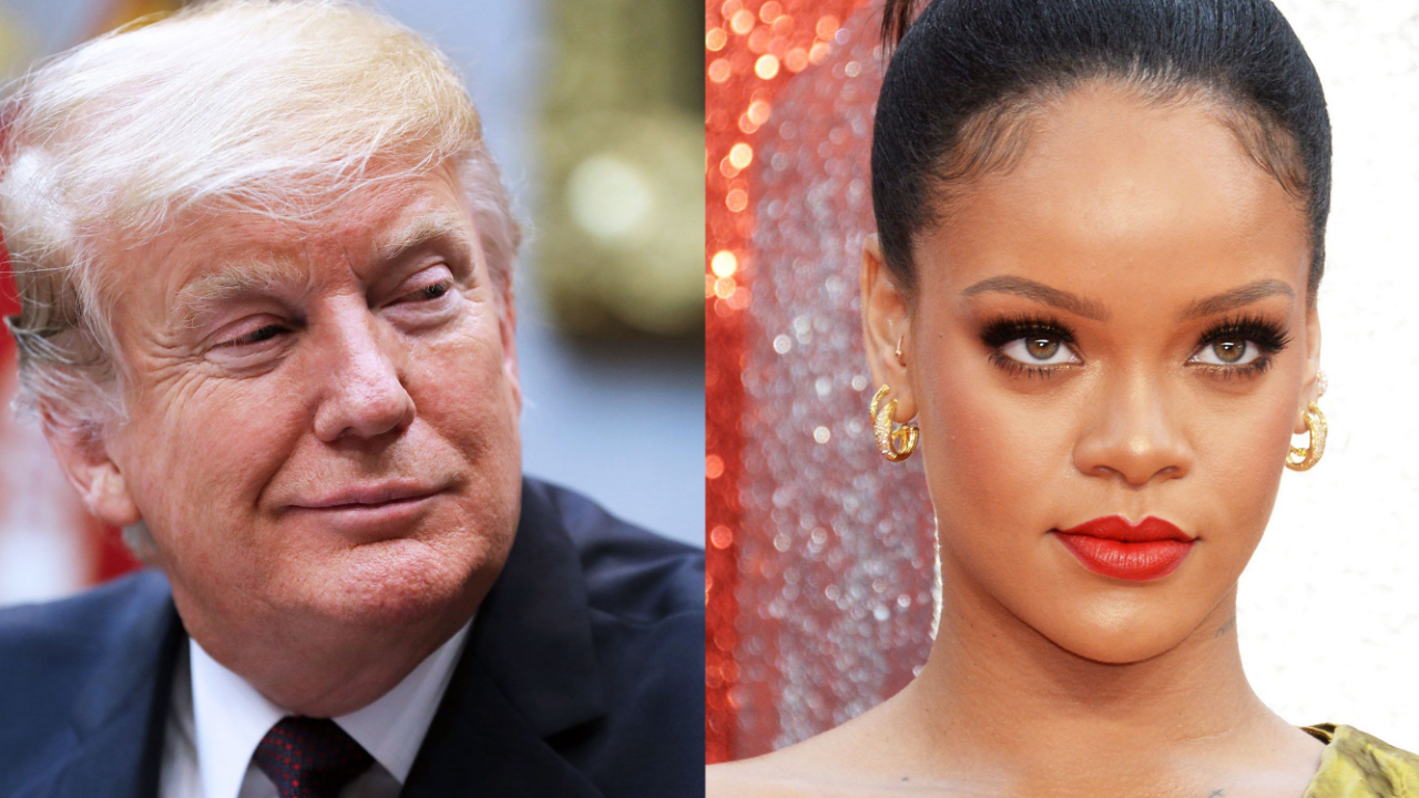 Donald Trump, Rihanna'nın peşinde!