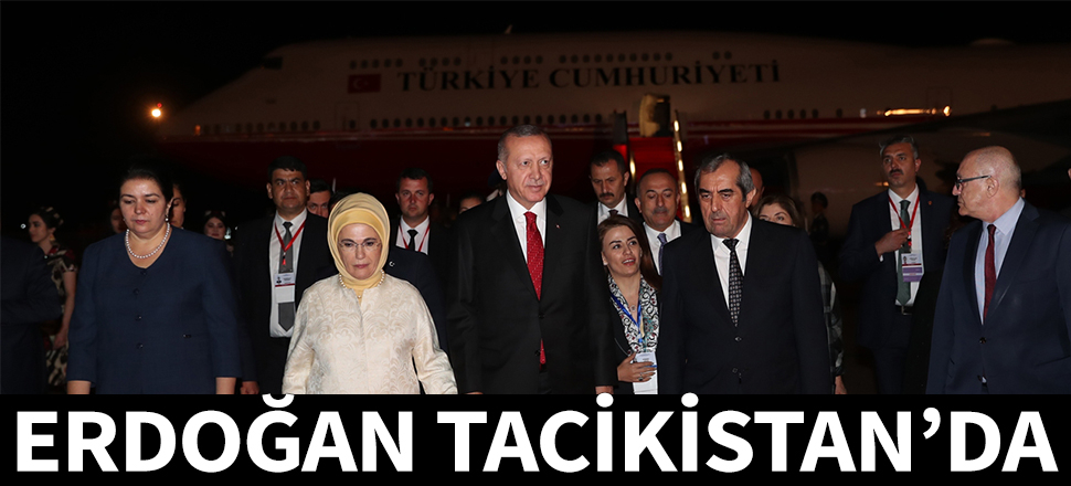 Cumhurbaşkanı Erdoğan Tacikistan'da...