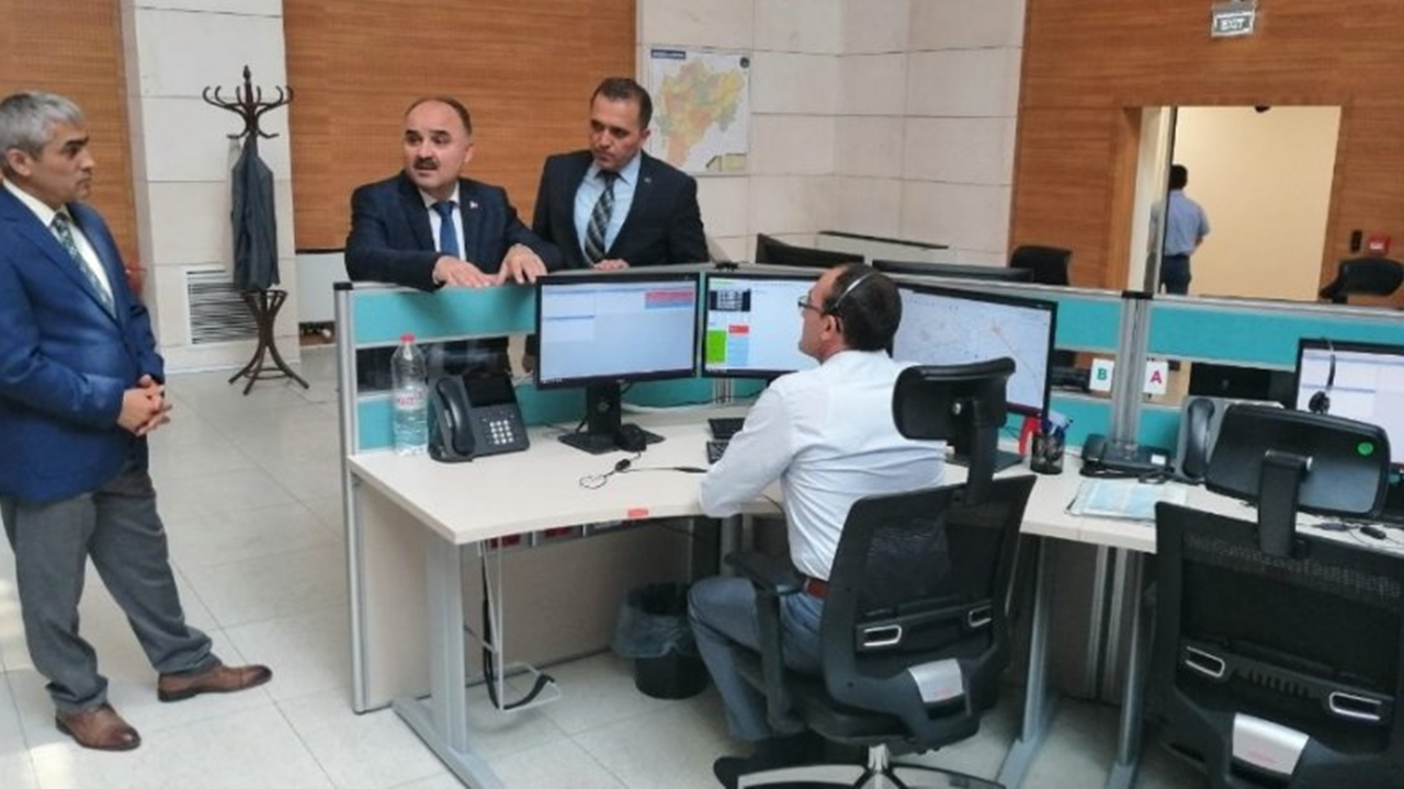 Kayseri'de Vali Şehmus Günaydın’dan 112 Acil Çağrı Merkezi ile GAMER’e ziyaret
