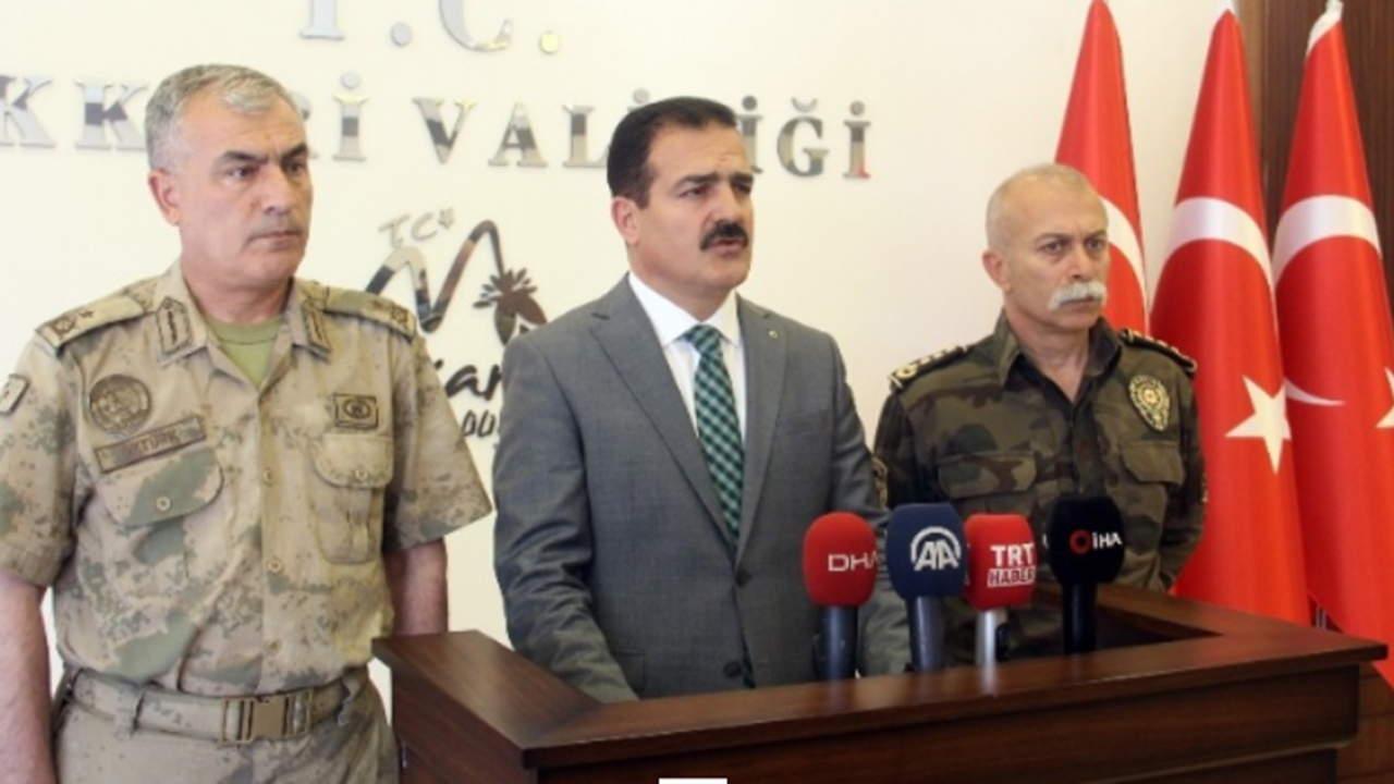 Hakkari'de Vali İdris Akbıyık: “46 şehidimizin kanı yerde kalmamıştır”