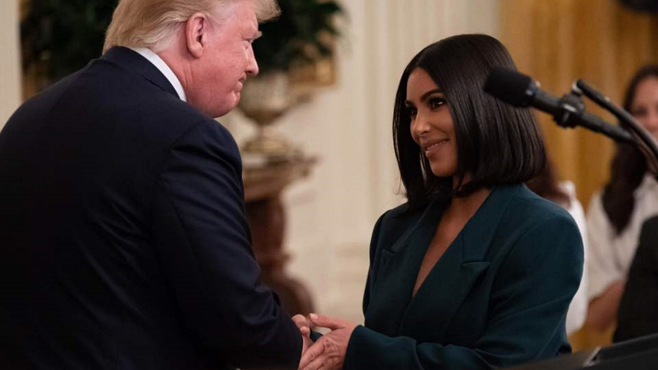 Kim Kardashian, Trump ailesine teşekkür etti!