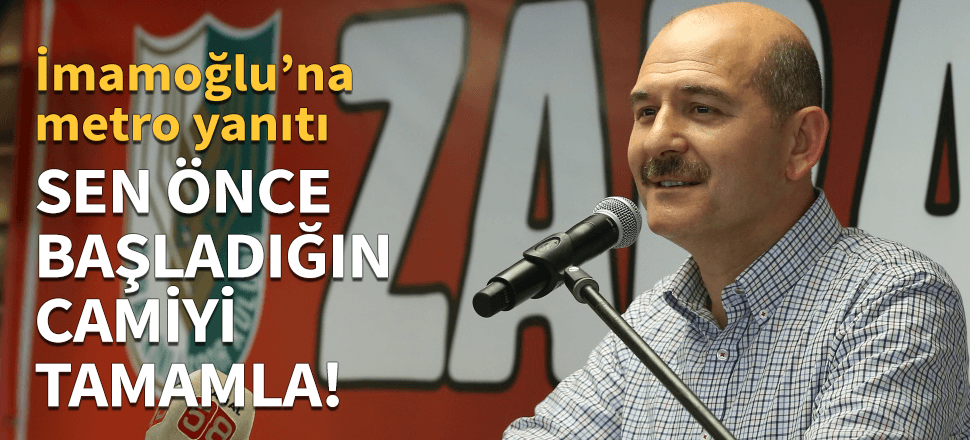 "Önce Beylikdüzü'nde başladığın camiyi bitir!"