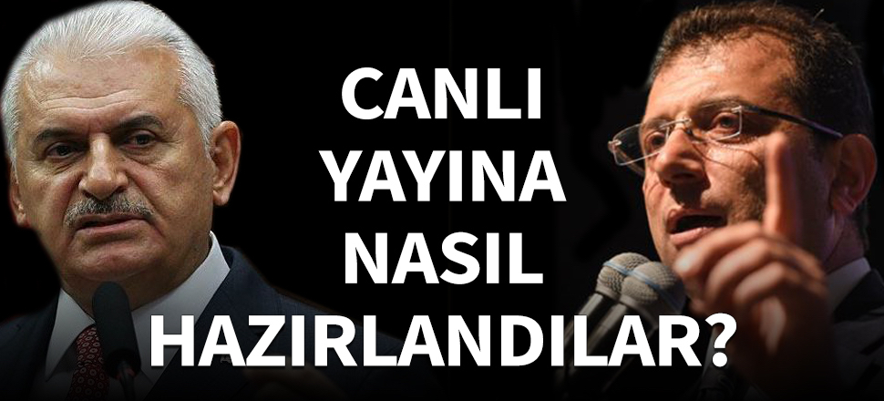 Adaylar canlı yayına böyle hazırlandı!