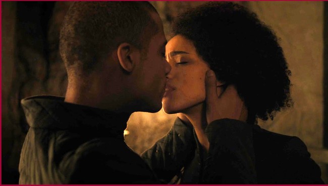 Game of Thrones  - Missandei ve Grey Worm romantik sahne