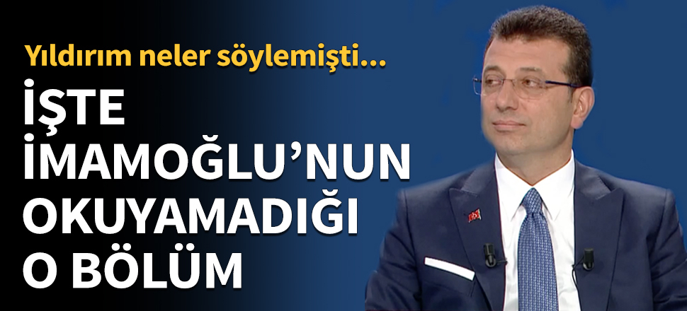 İmamoğlu'nun okuyamadığı veri kopyalama sözleri...