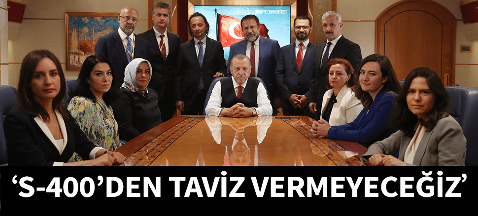 "S-400'den taviz vermeyeceğiz"