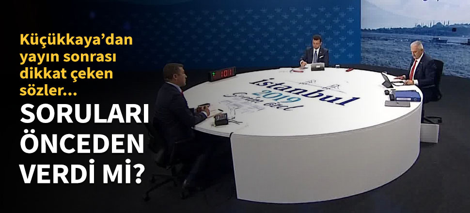 Küçükkaya'dan tarihi yayın sonrası dikkat çeken açıklama!