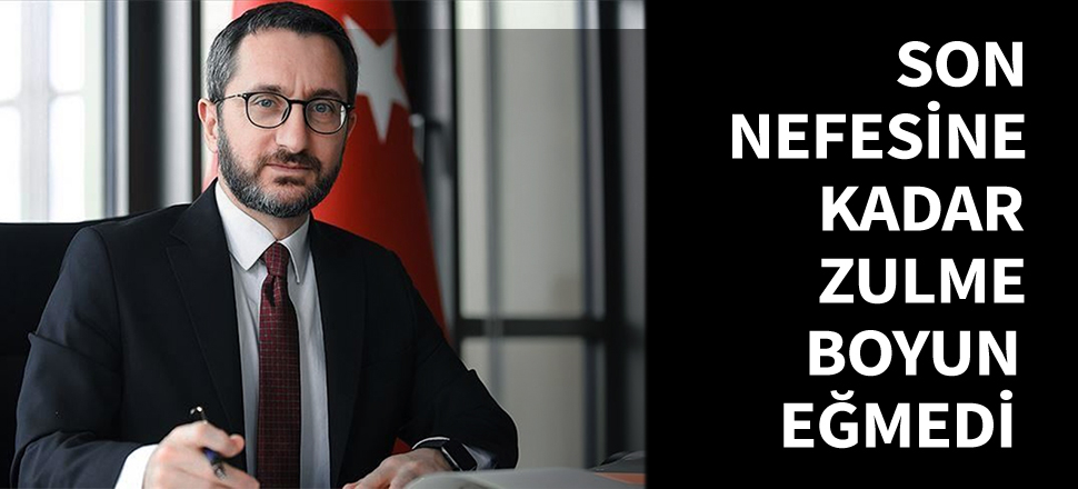 Fahrettin Altun'dan Muhammed Mursi mesajı...