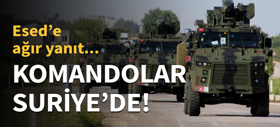 Saldırılarını sürdüren Esed'e ağır yanıt!