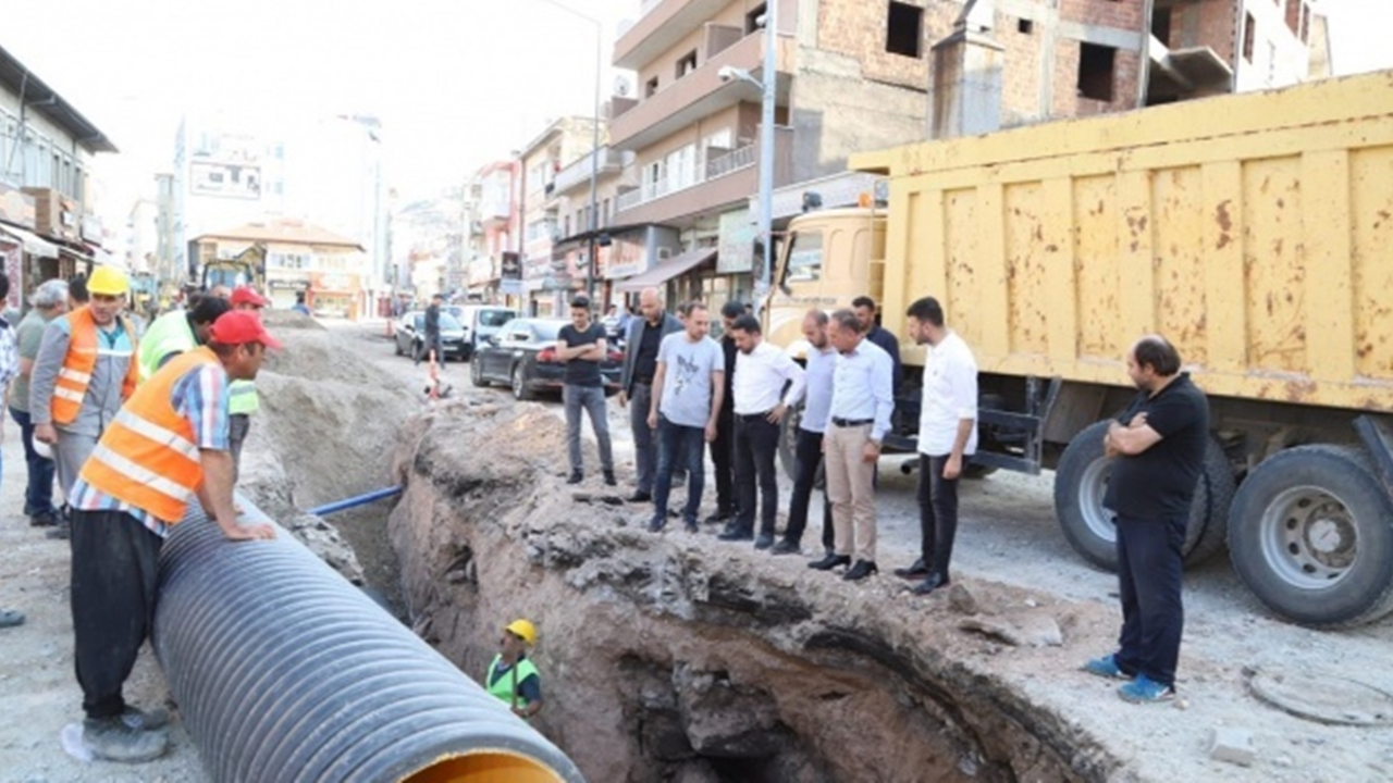 Nevşehir'de Başkan Rasim Arı, altyapı çalışmalarını denetledi