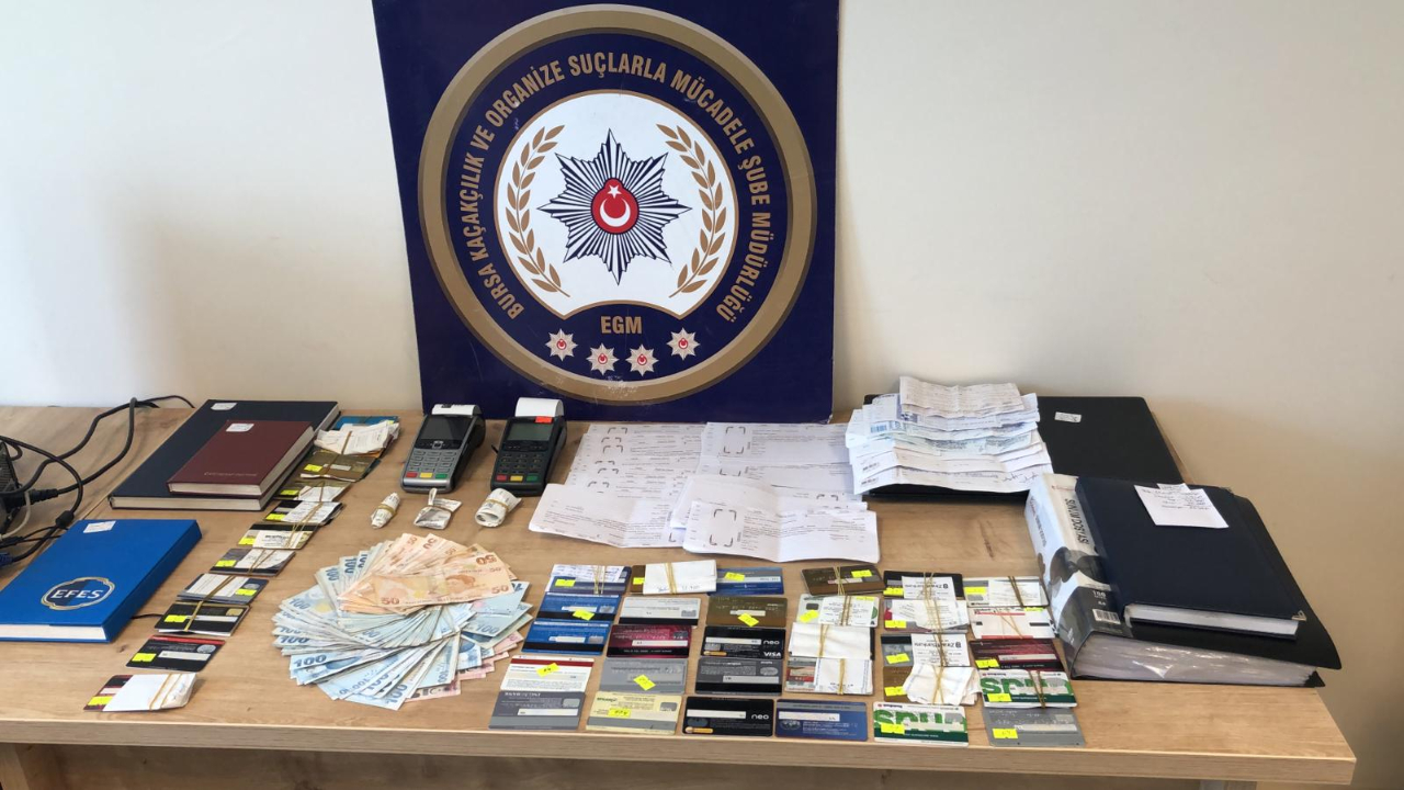 Bursa'da tefeci baskını: 11 gözaltı