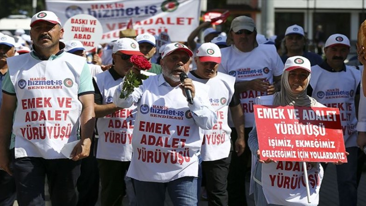 Ankara'da Mahmut Arslan: "Yürüyüşümüz mücadelemizin bir parçası, sonu değil"