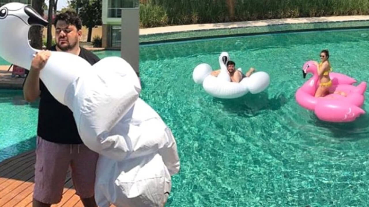 Eser Yenenler'den balon flamingo paylaşımı!