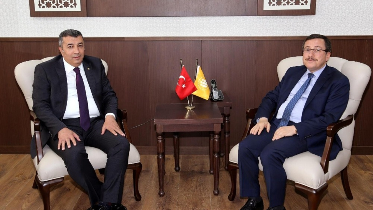 Malatya'da Ramazan Özcan’dan Rektör Ahmet Kızılay’a ziyaret