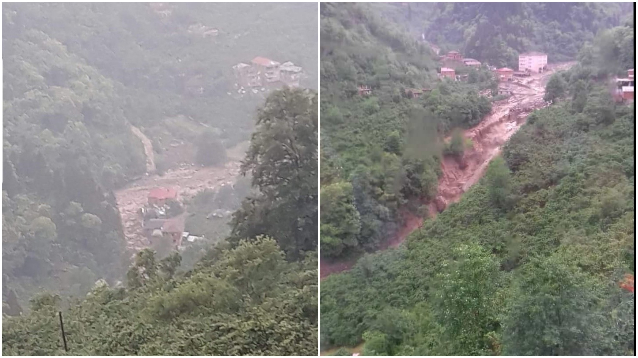 Trabzon'da HES borusu patladı!