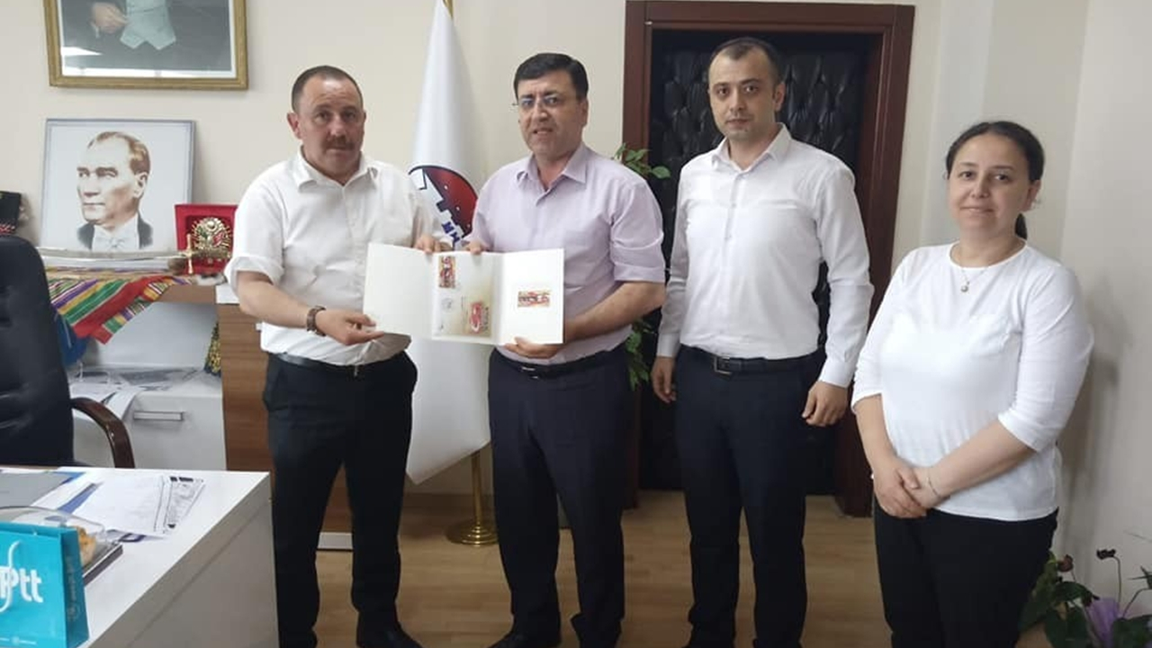 Bilecik'te PTT Başmüdürlüğü’nden Başkan İsmet Sever’e ziyaret