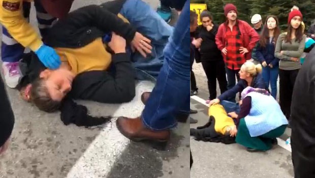 Eşi otomobilden atlayan kocanın sözleri şoke etti!