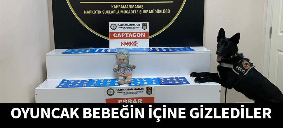Oyuncak bebeğin içinden uyuşturucu çıktı!
