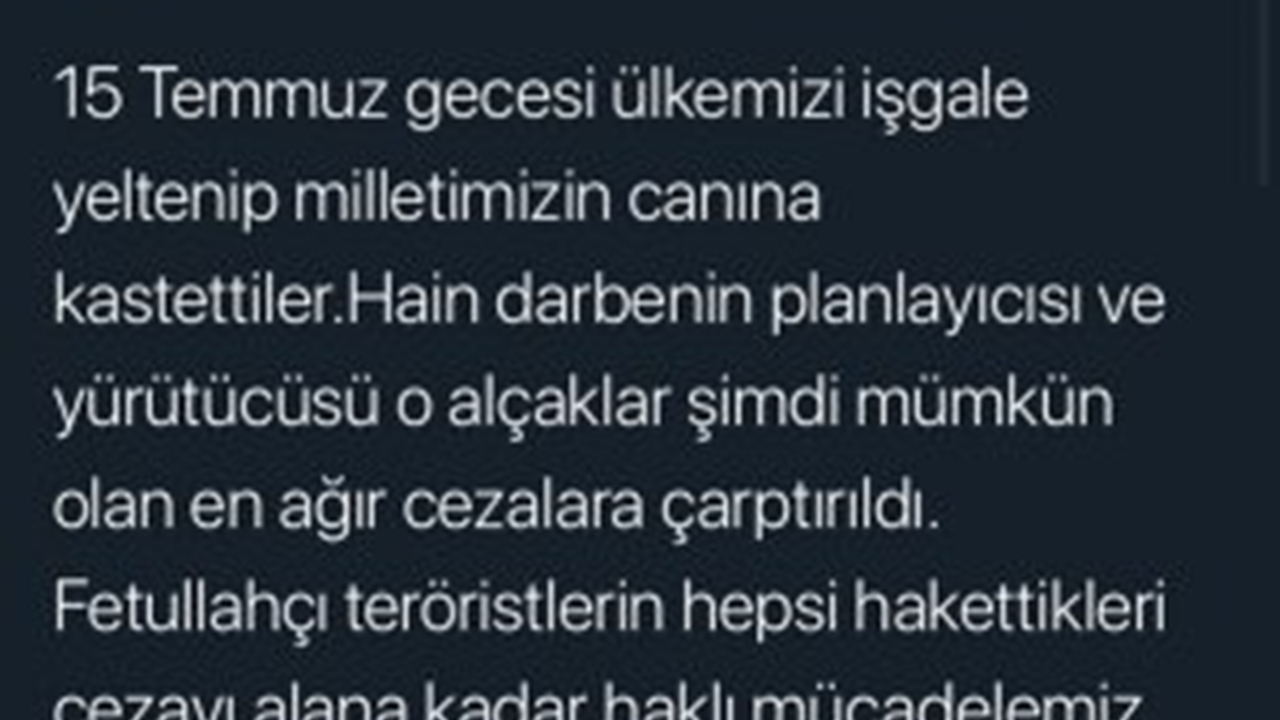 Ankara'da Bakan Mustafa Varank’tan Çatı Davası paylaşımı