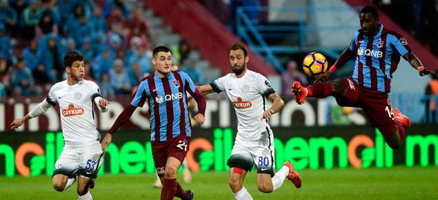 Trabzonspor 2-2 Çaykur Rizespor maç özeti ve golleri izle