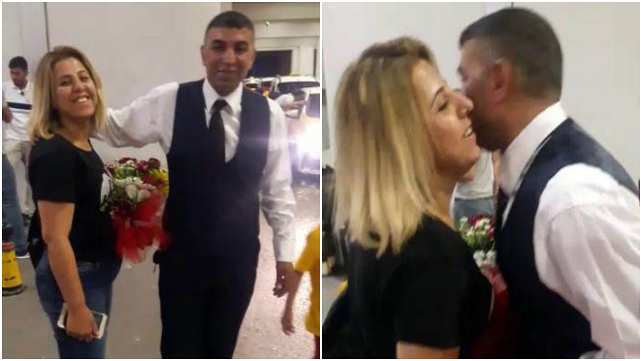 Karısını öldürmeden önce çiçekle karşıladı!