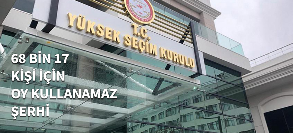 YSK seçim listesine nihai şeklini verdi...