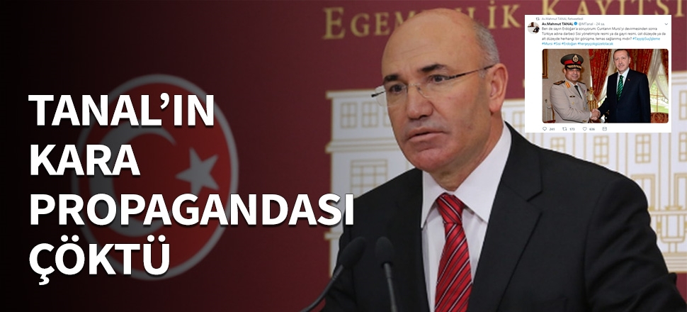 CHP'li Tanal'ın kara propagandası çöktü...