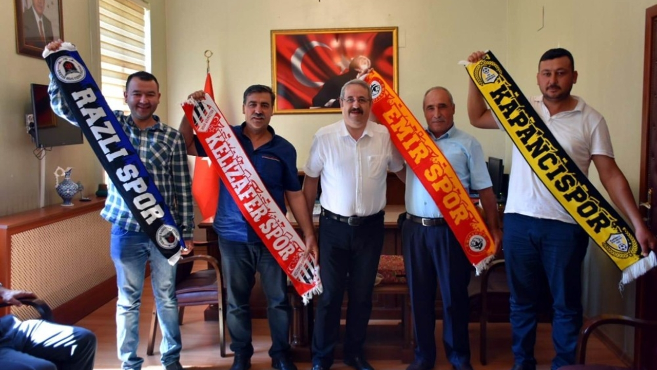 Manisa'da Kaymakam Kamil Sağlam, ’Muhtar başkanları’ ağırladı