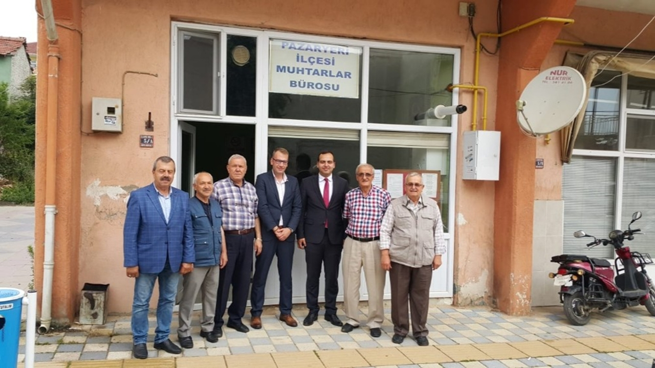Bilecik'te Kaymakam Oray Güven, muhtarlar ile buluştu