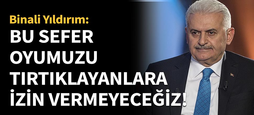 "Bu sefer oyumuzu tırtıklayanlara izin vermeyeceğiz..."