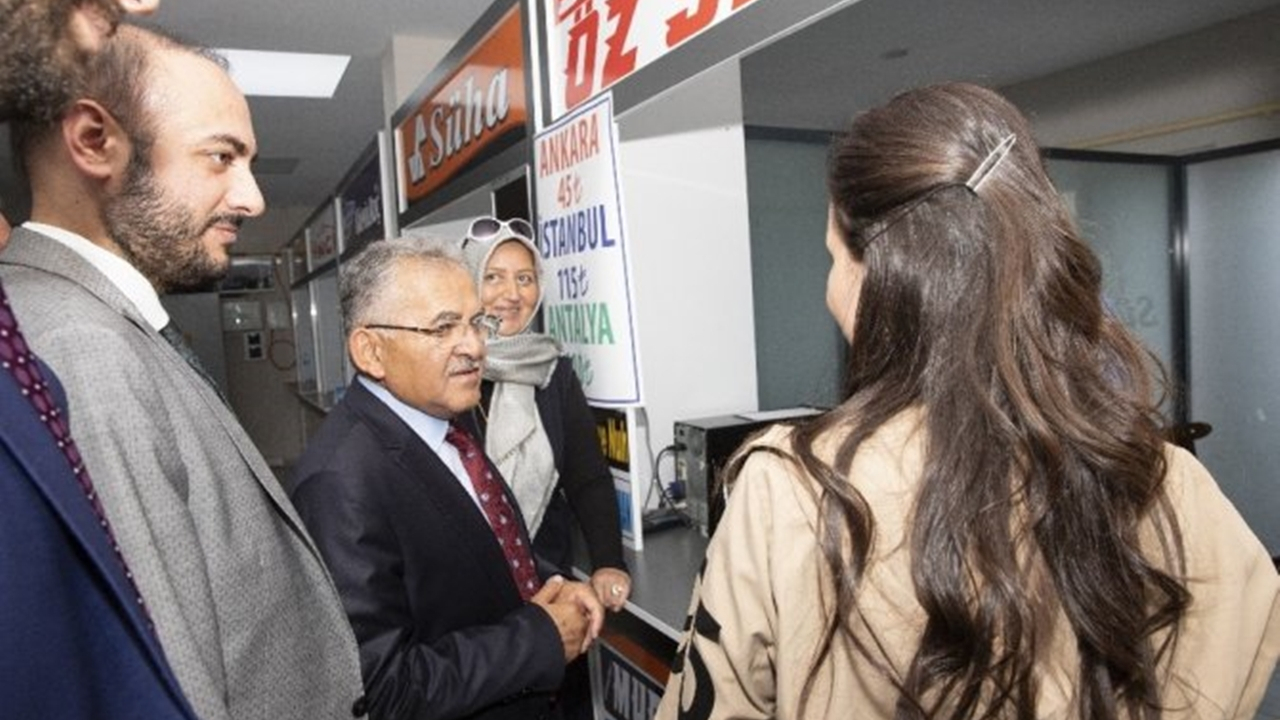 Kayseri'de Başkan Memduh Büyükkılıç Mimsin sakinleriyle