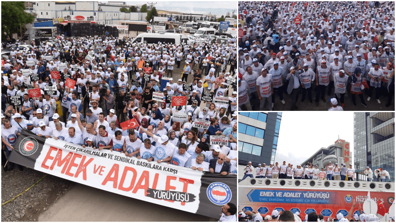 AK Parti'den CHP mağduru işçilere destek!