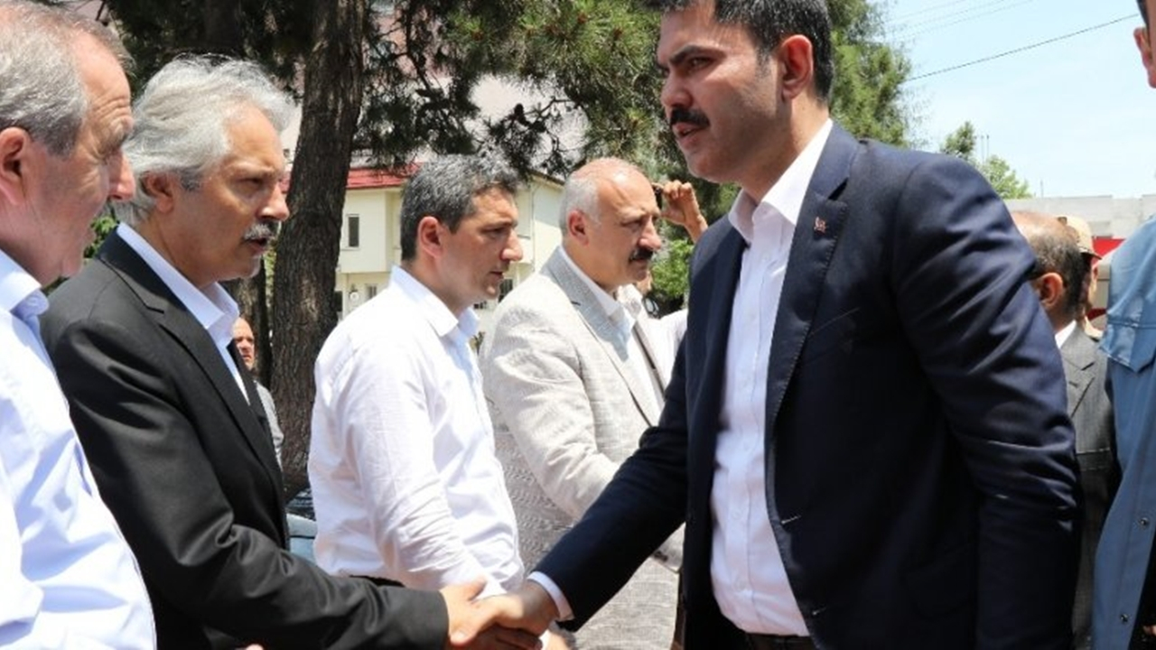 Trabzon'da Bakan Murat Kurum sel bölgesinde