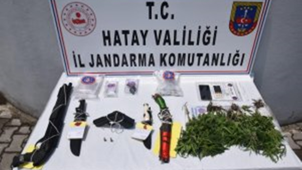 Hatay’da uyuşturucu baskını: 13 gözaltı