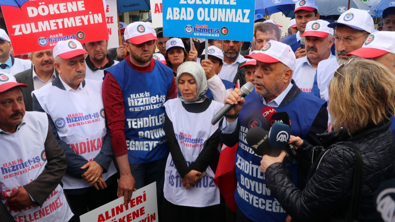 İşçiler CHP'nin kapısına dayandı!