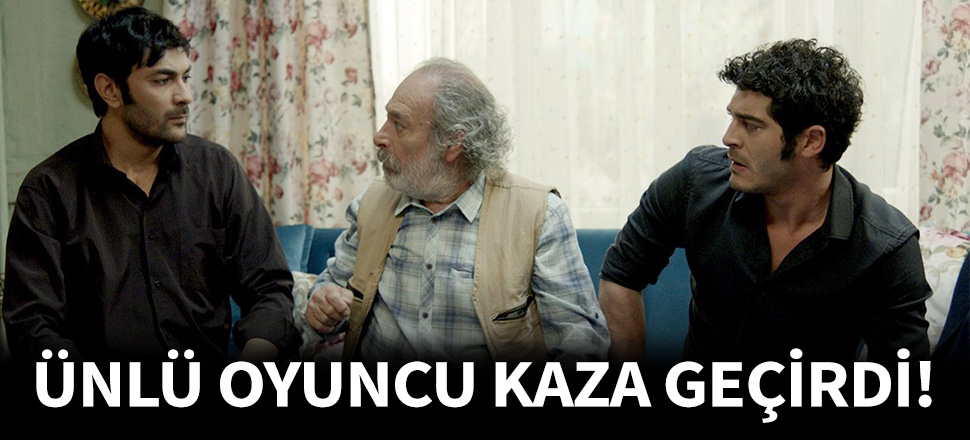Ünlü oyuncu kaza geçirdi!