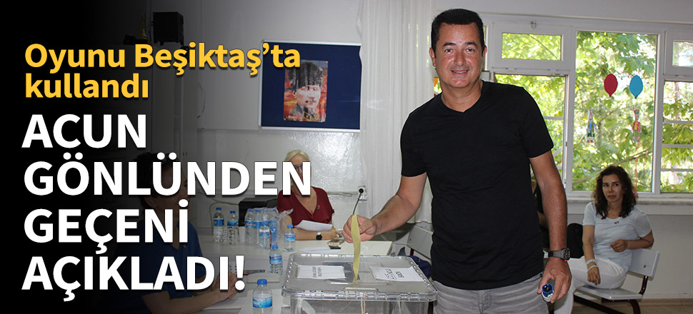 Acun Ilıcalı gönlünden geçeni açıkladı!