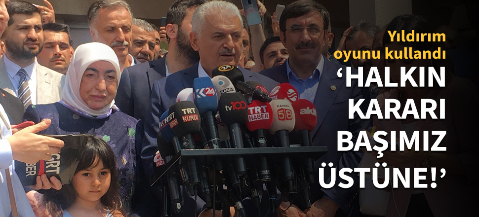 Binali Yıldırım oyunu kullandı