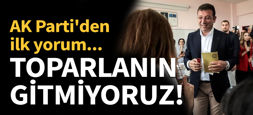 AK Parti'den ilk seçim açıklaması
