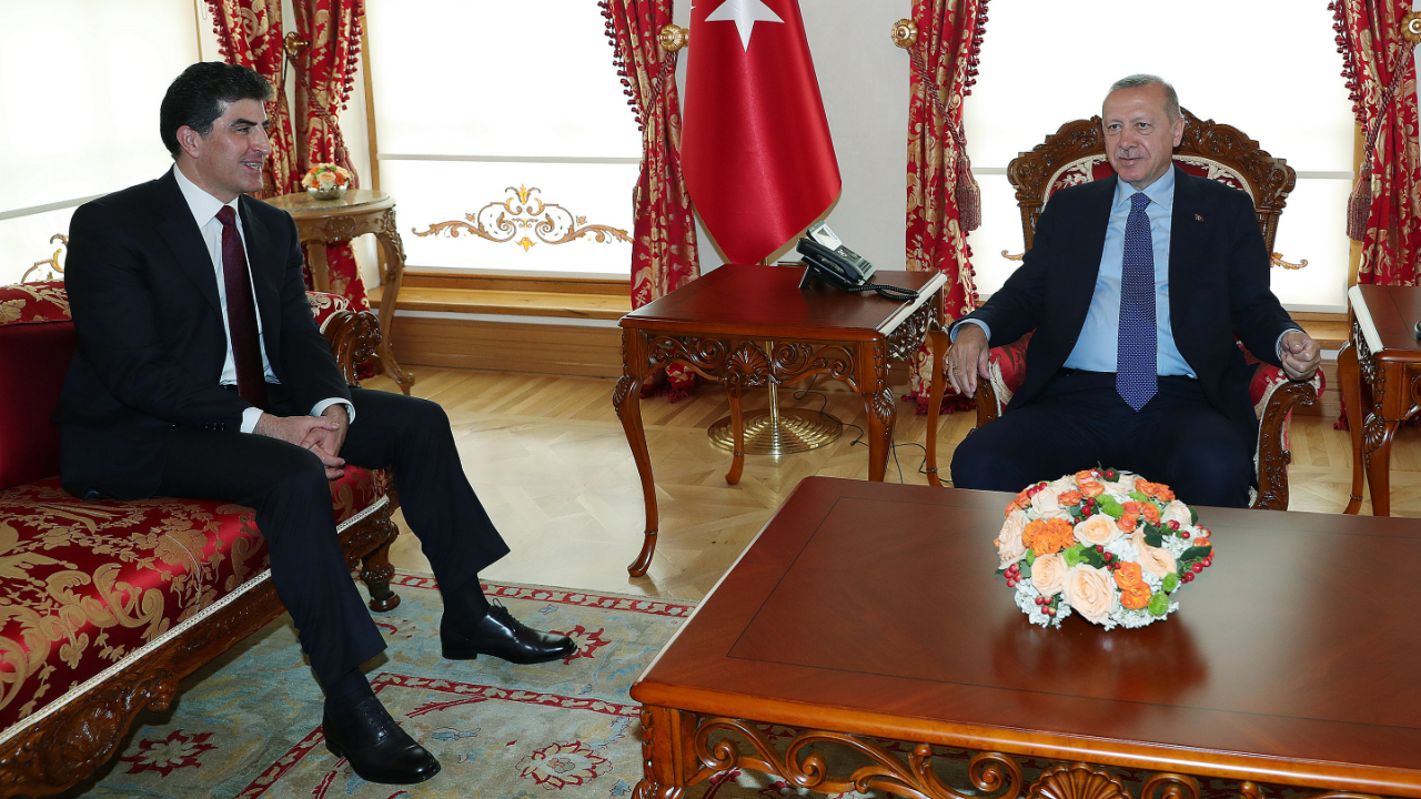 Cumhurbaşkanı Erdoğan, Barzani'yi kabul etti!