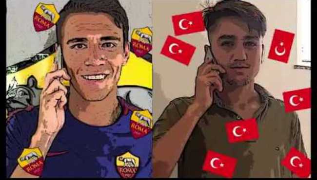 “Come to Beşiktaş” çılgınlığı Cengiz Ünder'li Roma'yı da sardı