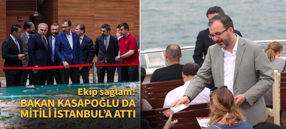 Bakan Kasapoğlu da mitili İstanbul'a attı