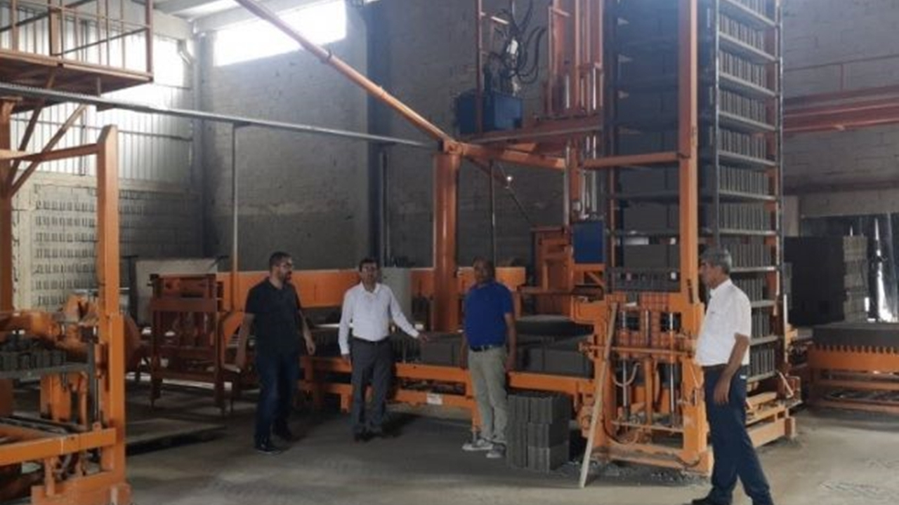 Adıyaman'da Kaymakam Ahmet Gencer organize sanayiyi gezdi