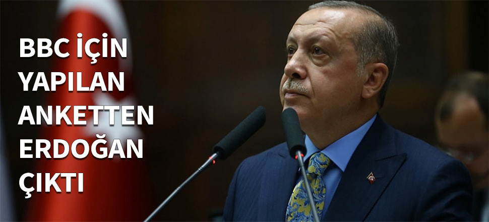 BBC için yapılan anketten açık ara Erdoğan çıktı!